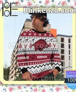 Arkansas Razorbacks NCAA Ugly Sweater Christmas Funny c