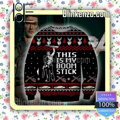 Ash Williams Army Of Darkness This Is My Boom Stick Christmas Jumper