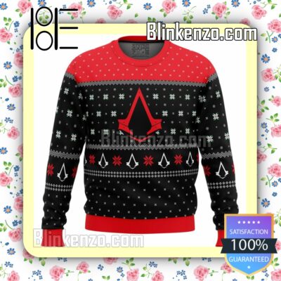 Assassins Creed Assassin Insignia Symbol Knitted Christmas Jumper