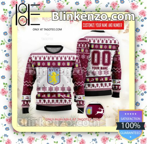 Aston Villa Football Holiday Christmas Sweatshirts