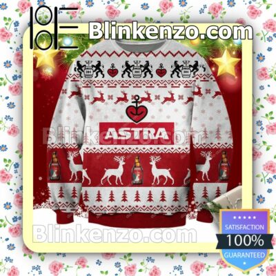 Astra Beer Holiday Christmas Sweatshirts