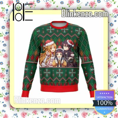 Asuna Sword Art Online Premium Manga Anime Christmas Jumper