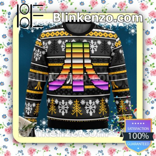 Atari Console Game Company Holiday Christmas Sweatshirts