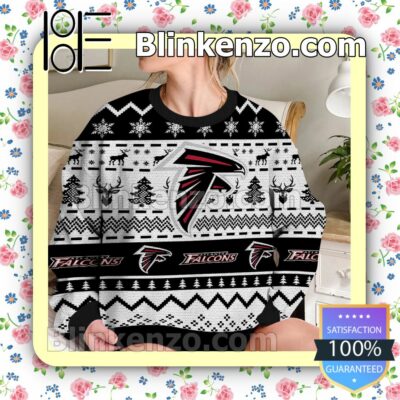 Atlanta Falcons NFL Ugly Sweater Christmas Funny b