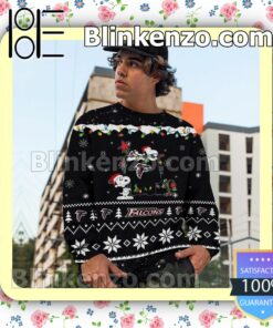Atlanta Falcons Snoopy Christmas NFL Sweatshirts c