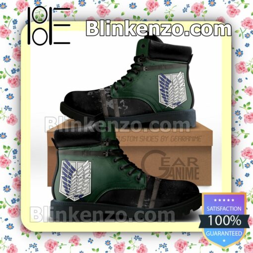 Attack On Titan Survery Corps Timberland Boots Men