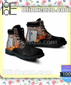 Attack On Titan Survey Corps Timberland Boots Men a