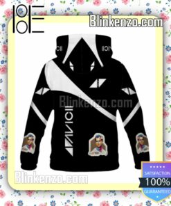 Avicii Black And White Winter Hoodie a