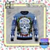 Awesome Sugar Skull Knitted Christmas Jumper