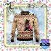 Baby It'S Cold Outside Black Cat Knitted Christmas Jumper