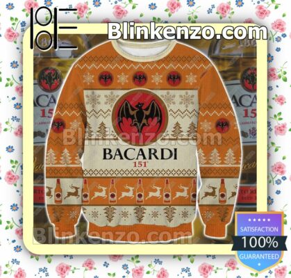 Bacardi 151 Rum Holiday Christmas Sweatshirts