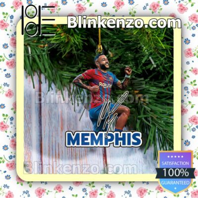 Barcelona - Memphis Depay Hanging Ornaments a