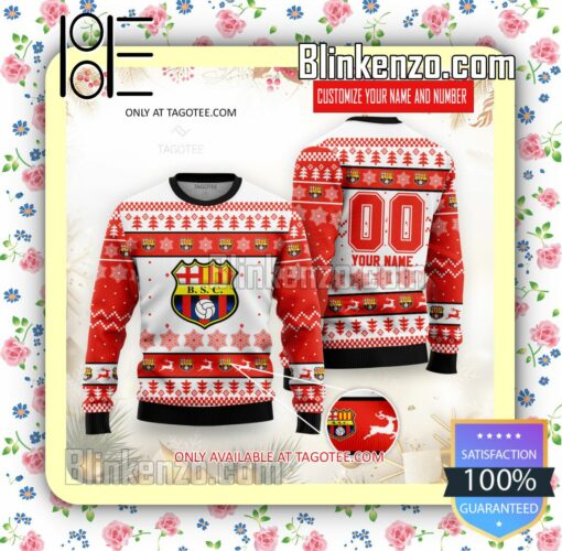 Barcelona SC Soccer Holiday Christmas Sweatshirts