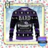 Bard The Master Of Song DnD Christmas Sweatshirts