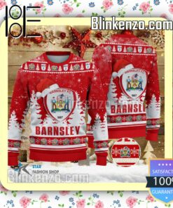 Barnsley F.C Logo Hat Christmas Sweatshirts