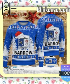 Barrow AFC Logo Hat Christmas Sweatshirts