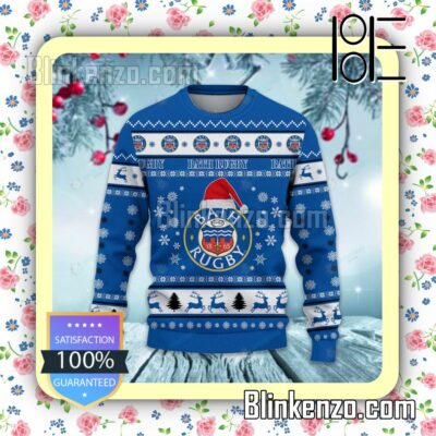 Bath Rugby Logo Holiday Hat Xmas Sweatshirts a