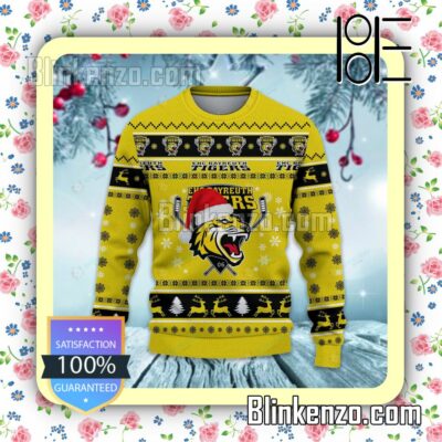 Bayreuth Tigers Logo Holiday Hat Xmas Sweatshirts a