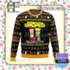 Beavis And Butthead Do Christmas Knitted Christmas Jumper