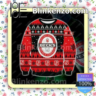 Beck's Beer Holiday Christmas Sweatshirts