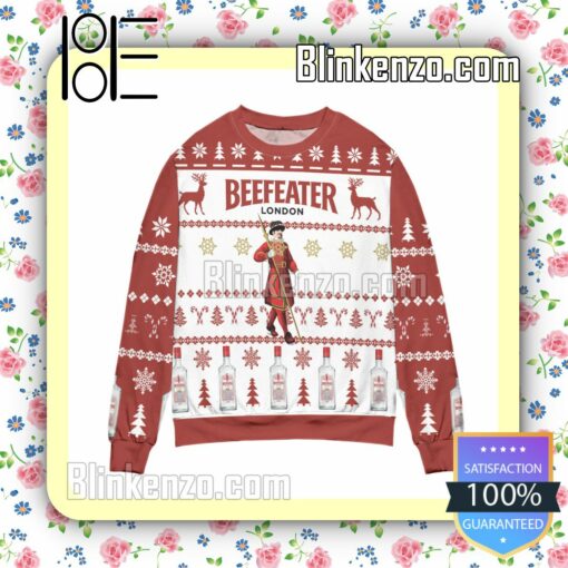 Beefeater London Dry Gin Reindeer & Snowflake Christmas Jumpers