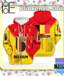 Belgium National FIFA 2022 Hoodie Jacket a