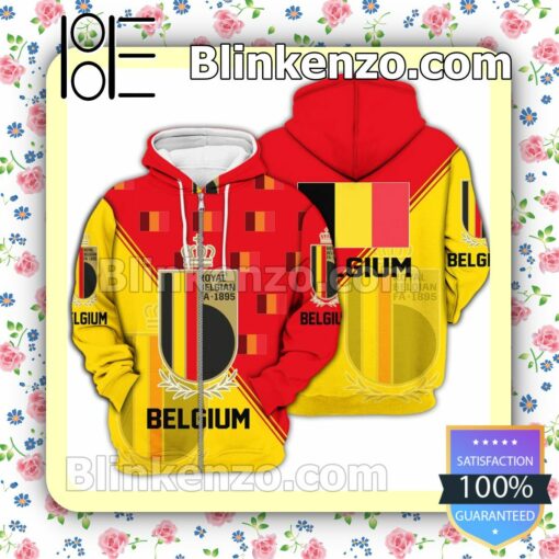 Belgium National FIFA 2022 Hoodie Jacket a
