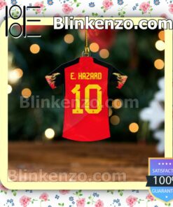 Belgium Team Jersey - Eden Hazard Hanging Ornaments a
