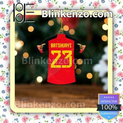 Belgium Team Jersey - Michy Batshuayi Hanging Ornaments a
