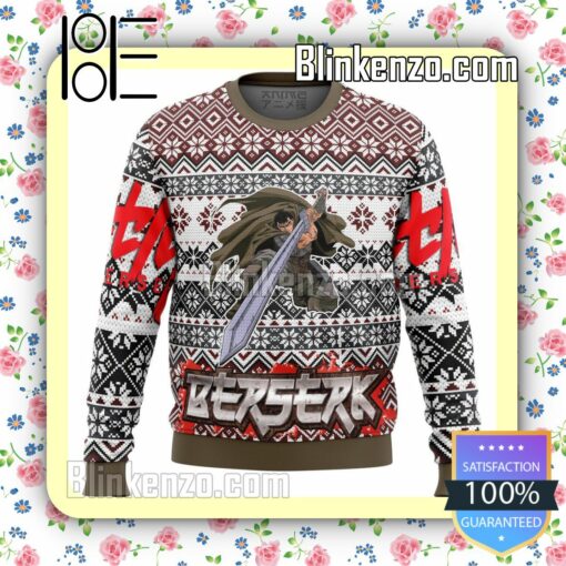 Berserk Guts Alt Manga Anime Christmas Jumper