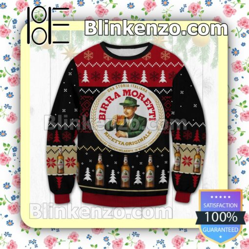 Birra Moretti Ricetta Originale Snowflake Christmas Jumpers