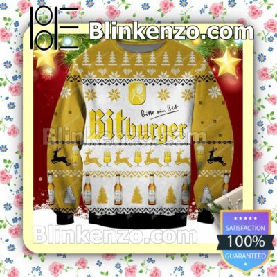 Bitburger Alcohol Holiday Christmas Sweatshirts