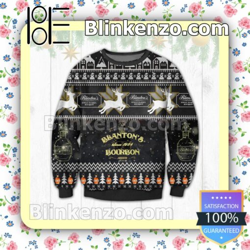 Blanton's Original Single Barrel Bourbon Whiskey Christmas Jumpers