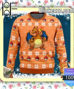 Blaze Charizard Pokemon Knitted Christmas Jumper