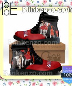 Bleach Kenpachi Zaraki Timberland Boots Men