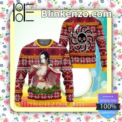 Boa Hancock One Piece Anime Holiday Christmas Sweatshirts