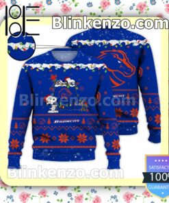 Boise State Broncos Snoopy Christmas NCAA Sweatshirts