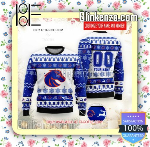 Boise State NCCA Rugby Holiday Christmas Sweatshirts
