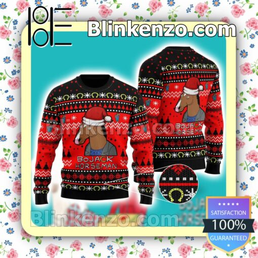 Bojack Horseman Comedy Holiday Christmas Sweatshirts