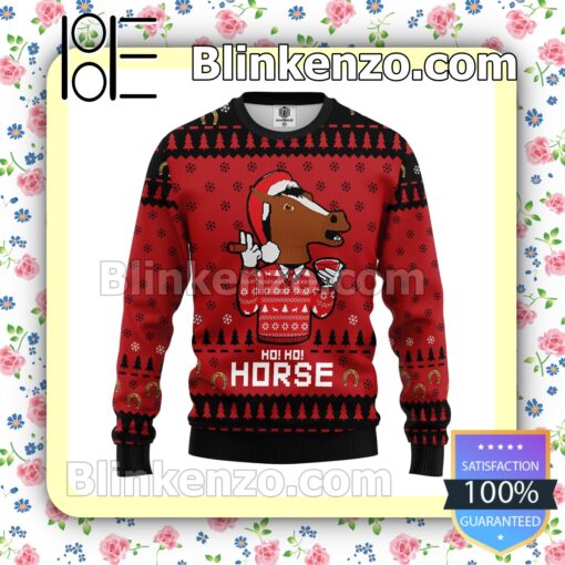 Bojack Horseman The Guardian Ho Ho Ho  Holiday Christmas Sweatshirts