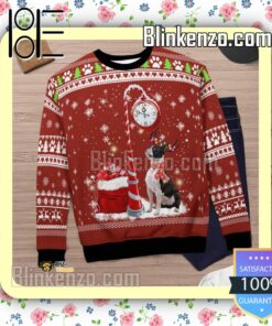 Boston Terrier Clock Christmas Sweatshirts y