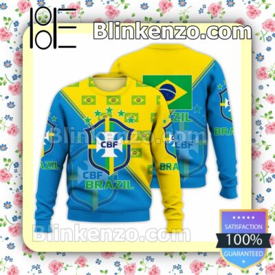 Brazil National FIFA 2022 Hoodie Jacket y