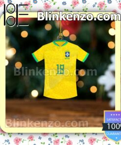 Brazil Team Jersey - Antony Hanging Ornaments