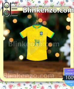 Brazil Team Jersey - Éder Militão Hanging Ornaments