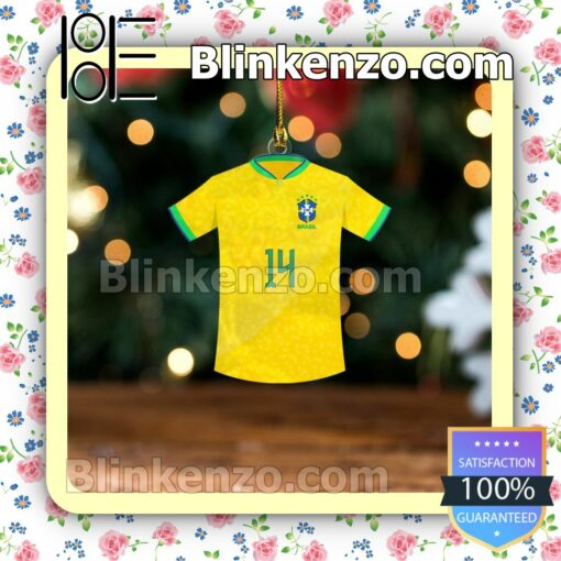 Brazil Team Jersey - Éder Militão Hanging Ornaments