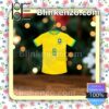 Brazil Team Jersey - Fred Hanging Ornaments