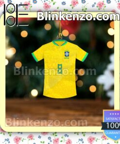 Brazil Team Jersey - Fred Hanging Ornaments