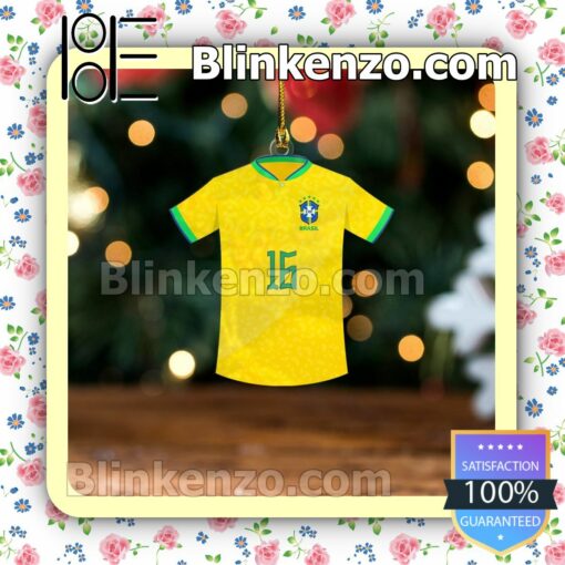 Brazil Team Jersey - Renan Lodi Hanging Ornaments