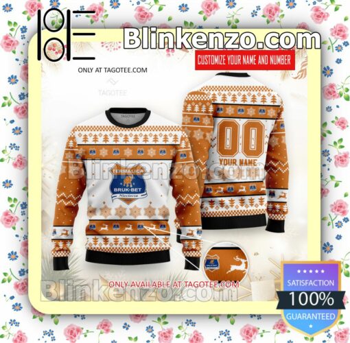 Bruk-Bet Termalica Nieciecza Football Holiday Christmas Sweatshirts