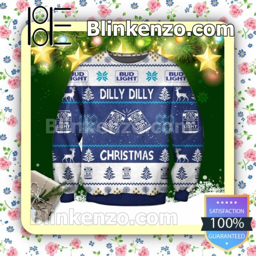 Bud Light Dilly Dilly Christmas Holiday Christmas Sweatshirts